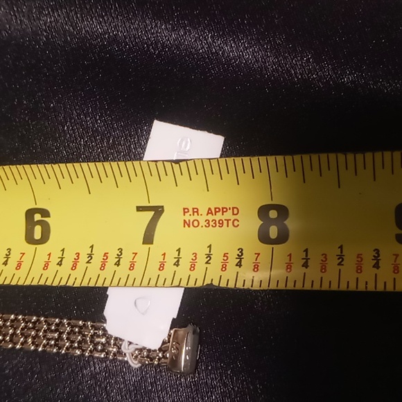 Liz Claiborne magnetic clasp weave pattern bracelet - Picture 8 of 8